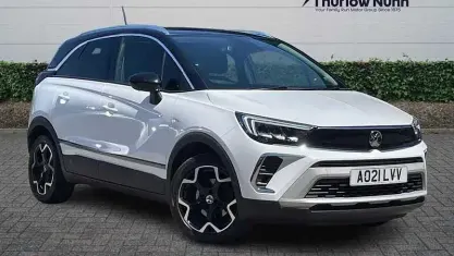 Used Vauxhall Crossland SRi 131 HP (96 kW) 2021 White SUV