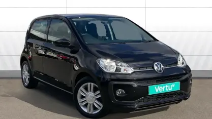 Used VW up! high up! 75 HP (55 kW) 2018 Black Hatchback