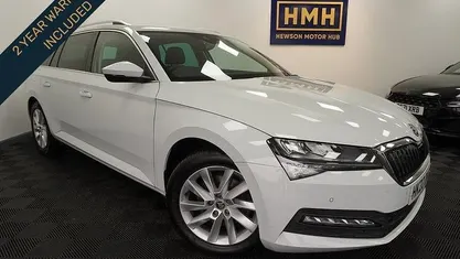 White Used 2022 Skoda Superb SE Technology Estate | £15,500 (Fair price)