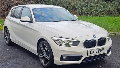 White Used 2017 BMW 118 Sport Line Hatchback | £9,495 (Fair price)