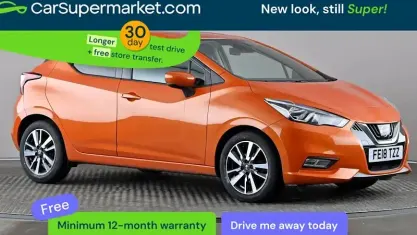 Używany Nissan Micra N-Connecta 90 KM (66 kW) 2018 Pomarańczowy Hatchback