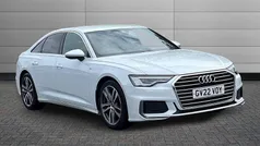 White Used 2022 Audi A6 S-Line Sedan | £25,150 (Fair price)