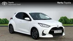 White Used 2022 Toyota Yaris Hybrid Design Hatchback | £15,791 (Fair price)