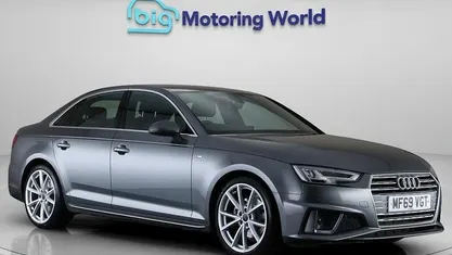 Used Audi A4 S-Line 150 HP (110 kW) 2019 Grey Sedan