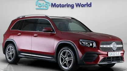 Used Mercedes GLB200 AMG line 163 HP (119 kW) 2022 Red SUV