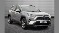 Silver Used 2019 Toyota RAV4 Hybrid SUV | £24,450 (Fair price)