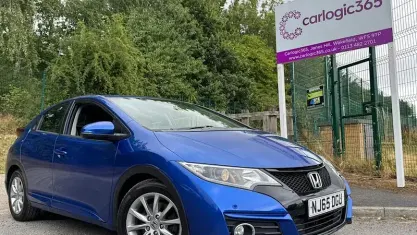 Used Honda Civic SE Plus 120 HP (88 kW) 2015 Blue Hatchback