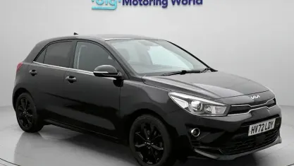 Used Kia Rio 120 HP (88 kW) 2022 Black Hatchback