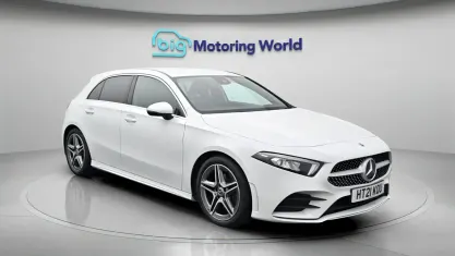 Used Mercedes A200 AMG line 163 HP (119 kW) 2020 White Hatchback