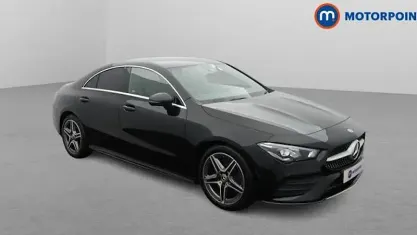 Used Mercedes CLA250 AMG line 224 HP (164 kW) 2021 Black Coupe