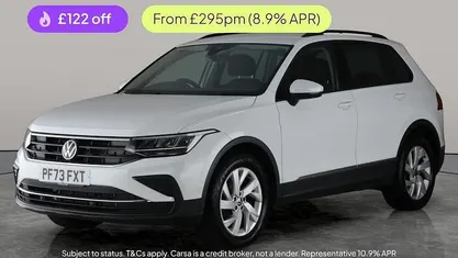 White Used 2023 VW Tiguan S SUV | £21,444 (Good price)