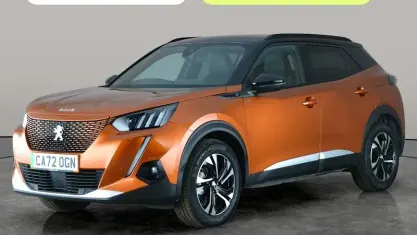 Used Peugeot e-2008 GT 100 kW (136 HP) 2022 Orange SUV