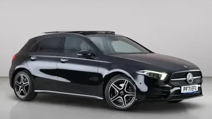Used Mercedes A250 AMG Line Premium Plus 218 HP (160 kW) 2022 Black Hatchback