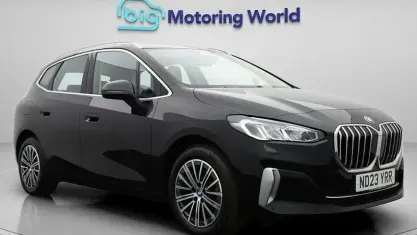 Used BMW 225 Active Tourer Luxury Line 245 HP (180 kW) 2023 Black MPV