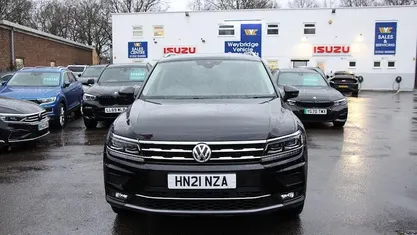 Black Used 2021 VW Tiguan Allspace SEL SUV | £24,795 (Fair price)