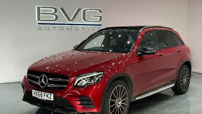 Used Mercedes GLC250 AMG Line Premium 211 HP (155 kW) 2019 Red SUV