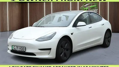 Used Tesla Model 3 Standard Range 366 kW (498 HP) 2021 White Sedan
