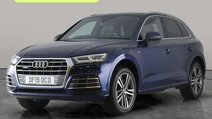 Used Audi Q5 S-Line 190 HP (139 kW) 2019 Blue SUV