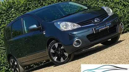 Used Nissan Note N-TEC 90 HP (66 kW) 2013 Blue Hatchback