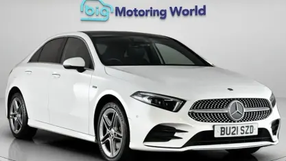 Usado Mercedes A250 AMG line 259 CV (190 kW) 2021 Blanco Berlina