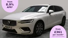 White Used 2019 Volvo V60 Inscription Estate | £19,553 (Fair price)