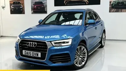 Used Audi Q3 S-Line 184 HP (135 kW) 2015 Blue SUV