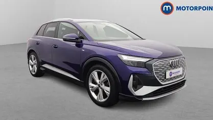 Blue Used 2021 Audi Q4 e-tron S-Line SUV | £20,849 (Good price)
