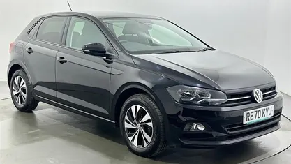 Used VW Polo Match 95 HP (69 kW) 2020 Black Hatchback