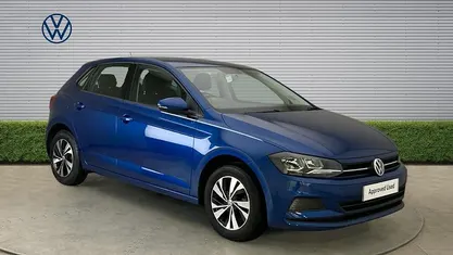 Used VW Polo SE 95 HP (69 kW) 2020 Blue Hatchback