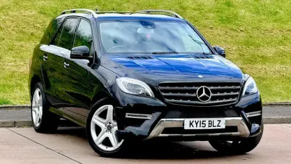 Used Mercedes ML350 AMG line 258 HP (189 kW) 2015 Black SUV