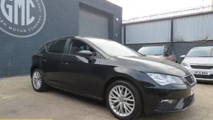 Used Seat Leon SE Dynamic 110 HP (80 kW) 2018 Black Hatchback