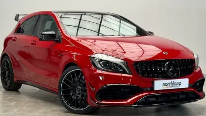Used Mercedes A45 AMG Premium 381 HP (280 kW) 2018 Red Hatchback