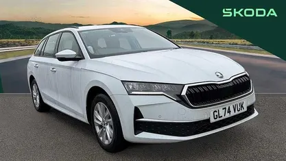 White Used 2024 Skoda Octavia SE Technology Estate | £20,795 (Fair price)