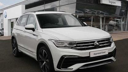 Begagnad VW Tiguan R-line 190 HK (139 kW) 2022 Vit SUV