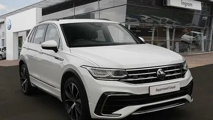 Used VW Tiguan R-line 190 HP (139 kW) 2022 White SUV