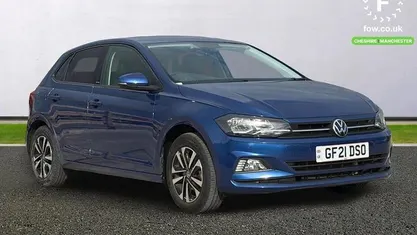 Used VW Polo United 95 HP (69 kW) 2020 Blue Hatchback