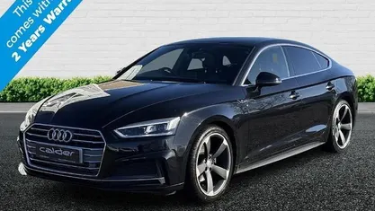 Used Audi A5 Sportback S-Line 190 HP (139 kW) 2018 Black Hatchback