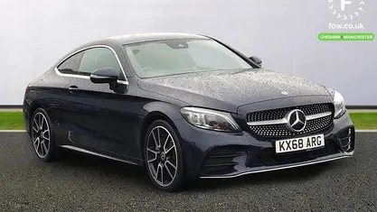 Blue Used 2019 Mercedes C300 Active Coupe | £19,199 (Good price)