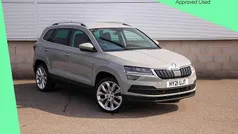 Meteor grey Used 2021 Skoda Karoq SE L SUV | £15,995 (Fair price)