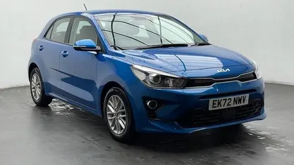 Blue Used 2022 Kia Rio Hatchback | £10,950 (Fair price)