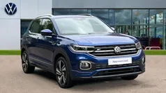 Reef blue metallic Used 2021 VW T-Cross R-line SUV | £20,523 (Fair price)