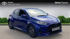 Blue Used 2022 Toyota Yaris Hybrid Design Hatchback | £16,424 (Fair price)