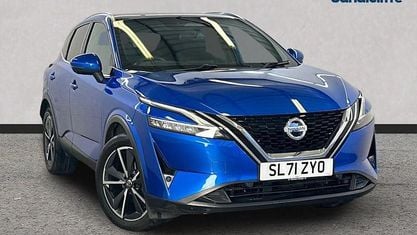 Używany Nissan Qashqai Tekna 158 KM (116 kW) 2022 Niebieski SUV