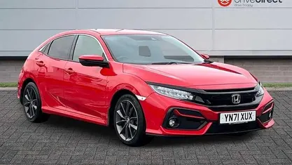 Used Honda Civic SR 126 HP (92 kW) 2021 Red Hatchback