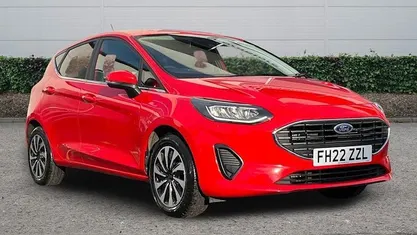 Red Used 2022 Ford Fiesta Titanium Hatchback | £11,295 (Fair price)