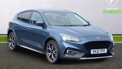 Used Ford Focus Active X 125 HP (91 kW) 2021 Blue Hatchback