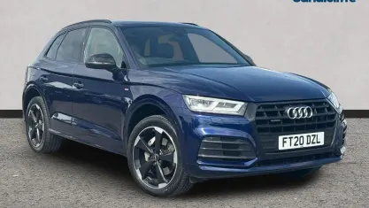 Used Audi Q5 Black Edition 190 HP (139 kW) 2020 Blue SUV