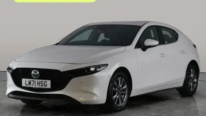 Usado Mazda 3 122 CV (89 kW) 2021 Blanco Utilitario