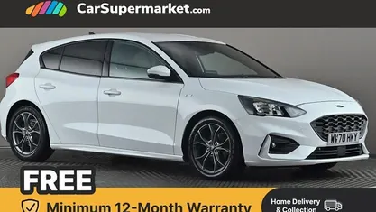 Used Ford Focus ST-Line 125 HP (91 kW) 2020 White Hatchback
