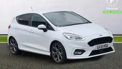 Used Ford Fiesta ST-Line 125 HP (91 kW) 2021 White Hatchback
